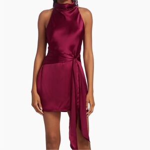 Amanda Uprichard REVOLVE Sandrine silk mini dress sz M